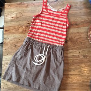 Loft Tank Dress with Rope Waist Tie